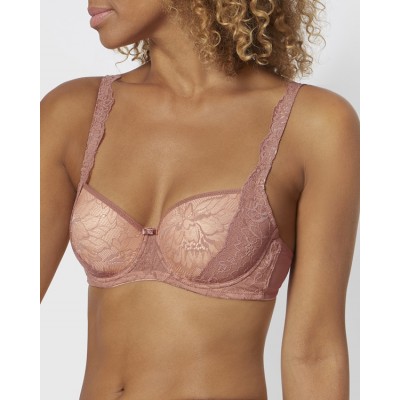 ΣΟΥΤΙΕΝ TRIUMPH AMOURETTE CHARM WHP02 ΣΚΟΥΡΟ ΜΠΕΖ CUP E